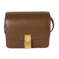 Celine Brown Smooth Leather Small Box Bag Pre-Owned - Exclusive Design
