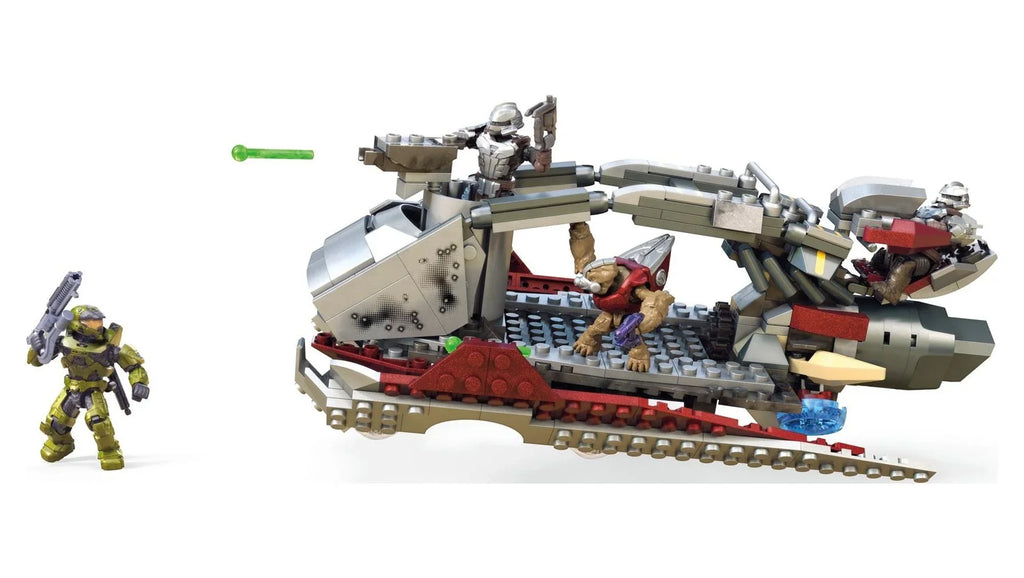 MEGA Halo Skift Intercept Building Kit with Spartan MK VII Action Figure (452 Pieces) - Exclusive Design