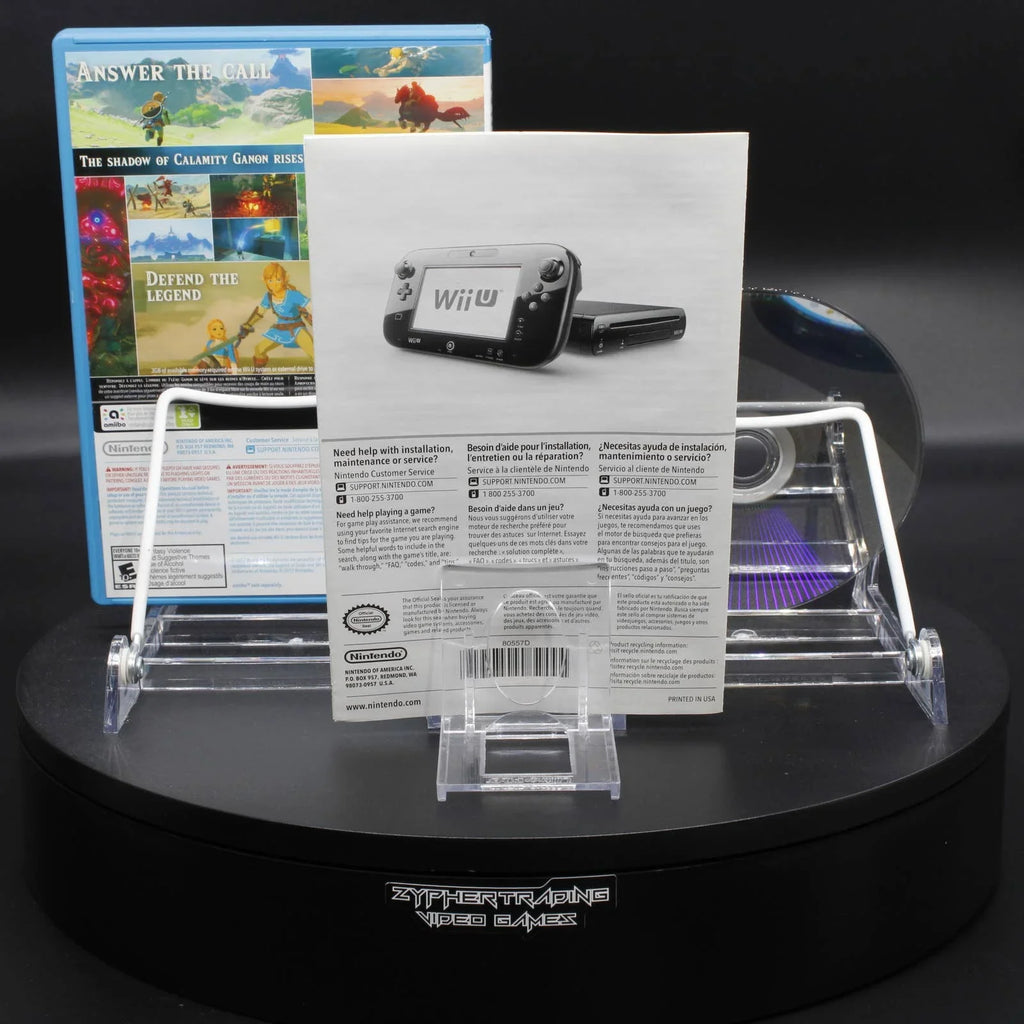 The Legend of Zelda: Breath of the Wild | Nintendo Wii U | 2017 | Tested - Exclusive Design