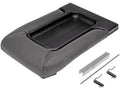 Console Lid - Dark Gray - Front Row with Split Bench Seat - Compatible with 2001 - 2006 GMC Sierra 1500 2002 2003 2004 2005