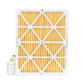 6 Pack of 14x20x1 MERV 11 Pleated Air Filters by Glasfloss. Actual Size: 13-1/2 x 19-1/2 x 7/8