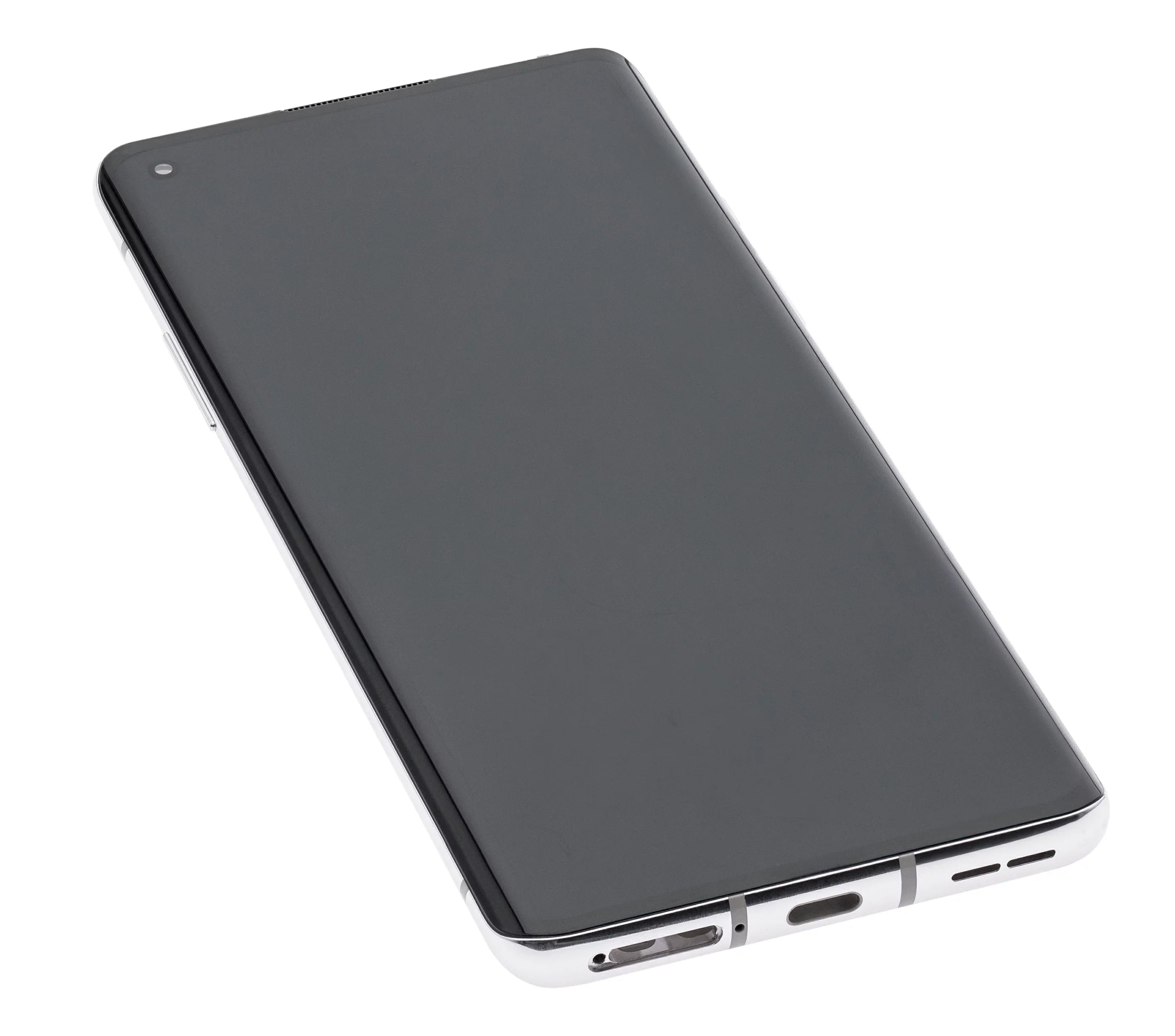 Stylish Replacement OLED Assembly With Frame Compatible For OnePlus 8 / 5G (Non-Verizon 5G UW Frame) (Refurbished) (Polar Silver)