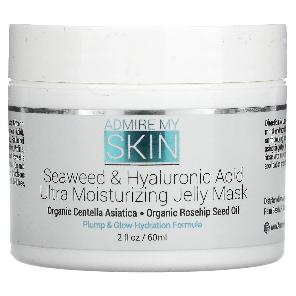 Stylish Admire My Skin Seaweed & Hyaluronic Acid Ultra Moisturizing Jelly Beauty Mask, 2 fl oz (60 ml)