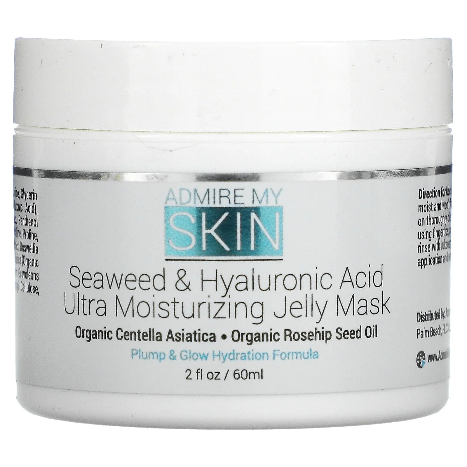 Stylish Admire My Skin Seaweed & Hyaluronic Acid Ultra Moisturizing Jelly Beauty Mask, 2 fl oz (60 ml)