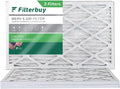 Filterbuy 17.25x29.25x1 MERV 8 Pleated HVAC AC Furnace Air Filters (3-Pack)