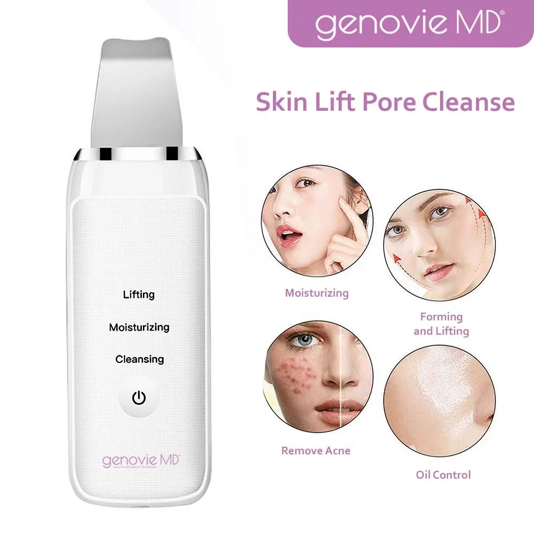 Genovie MD Skin Scrubber And Pore Cleanse, Face Spatula, Blackhead Remover, Acne Removal Tool, Deep Facial Cleaning
