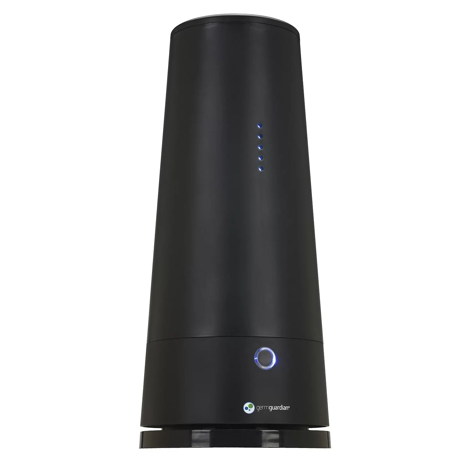 Stylish GermGuardian Tabletop UV-C Air Sanitizer with 2 Speeds Reduces Odors and Germs, GG3000BCA, Black