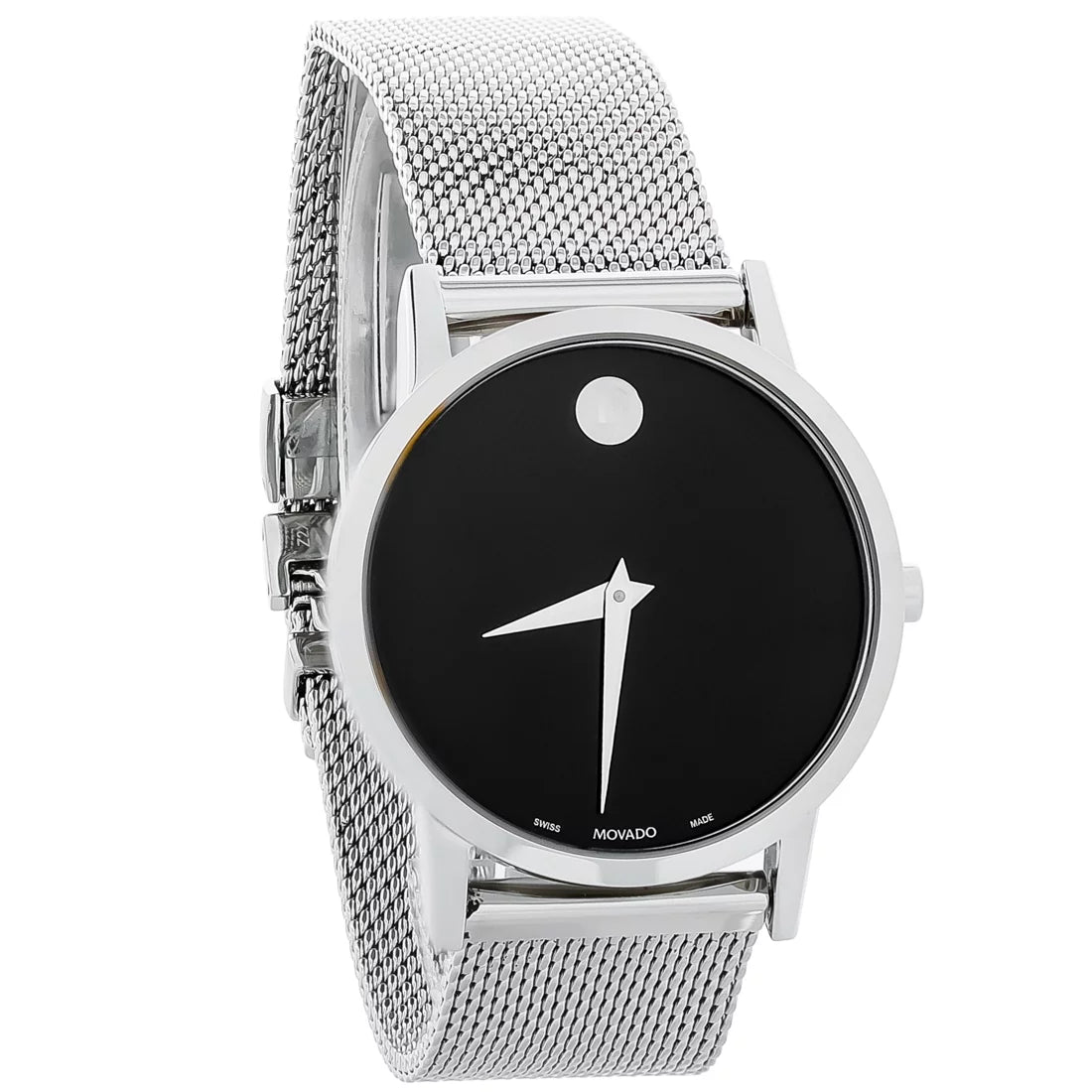 Movado Classic Museum Ladies Stainless Steel Swiss Quartz Watch 0607646