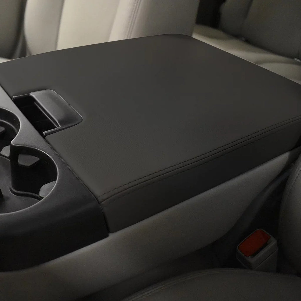 DNA Motoring GECS-003-BK For 2007 to 2014 Chevy Silverado Tahoe GMC Sierra 1500 2500 3500 Yukon XL Cadillac Escalade Center Console Arm Rest Top Lid Kit Black