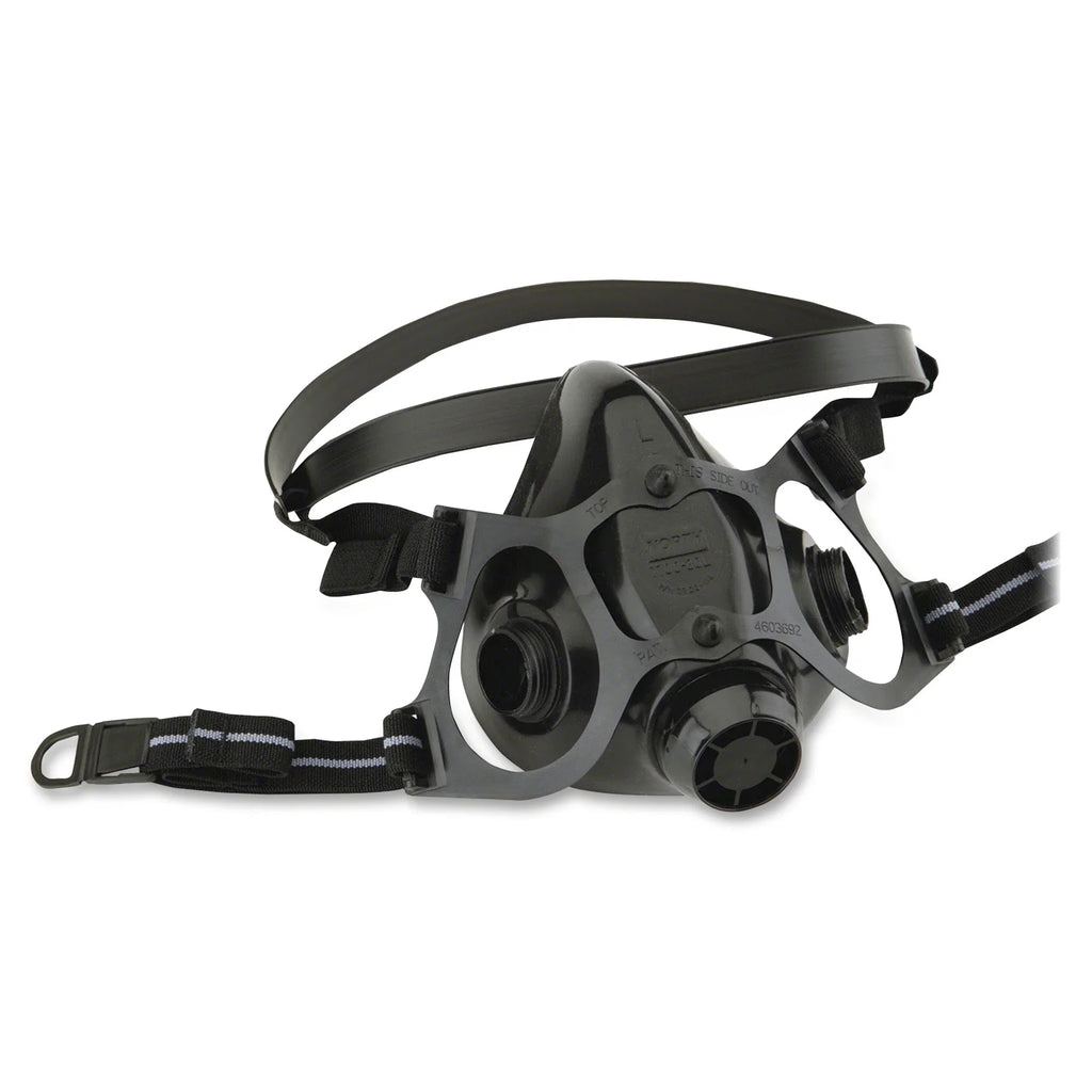 Stylish North 7700 Series Half Mask Silicone Respirator with Dual Cartridge Connectors for N-Series. Size Large (770030L)