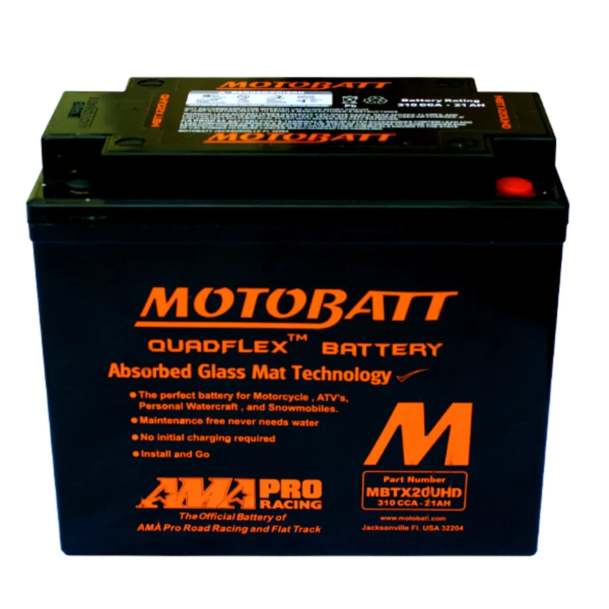 MotoBatt AGM Battery for Yamaha Road Star XV 1600 1700 Vstar XVS 1300