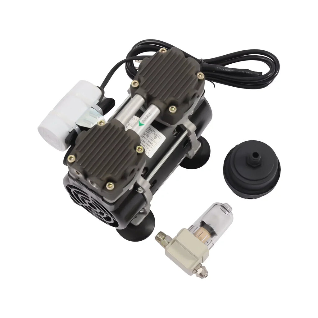 95kpa Industrial Oilless Diaphragm Vacuum Pump Oil Free Vacuum Pump+Air Filter - Exclusive Design