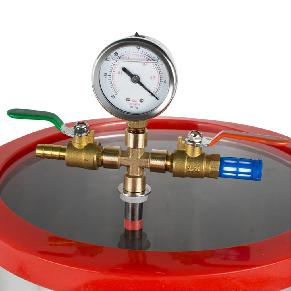 5 Gallon Vacuum Degassing Chamber Kit - Easily Remove Air Bubbles with Stainless Steel Silicone Machine and Powerful 3CFM Vacuum Pump - Exclusive Design