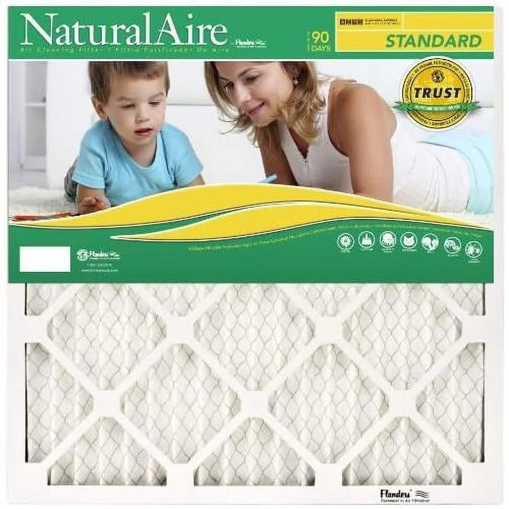 Precisionaire 84858.011430 14 By 30 By 1 Naturalaire Standard Pleat Air Filter, 12-Pack