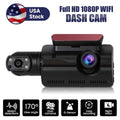 Stylish SYTHERS 1080P Dash Cam Front and Rear, 170Â° Wide Angle Dash Camera with Night Vision