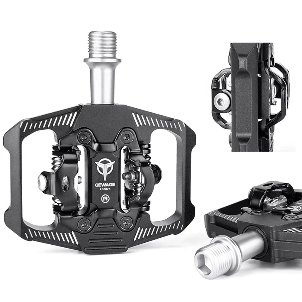 Efficient Double Sided Clip Pedals MTB Pedals with Cleats for Optimal Transfer