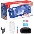 Nintendo Switch Lite Blue - 5.5" Touchscreen Display, Built-in Plus Control Pad, Built-in Speakers, 802.11ac WiFi, Bluetooth, Bundle with Carrying Case + USB cable