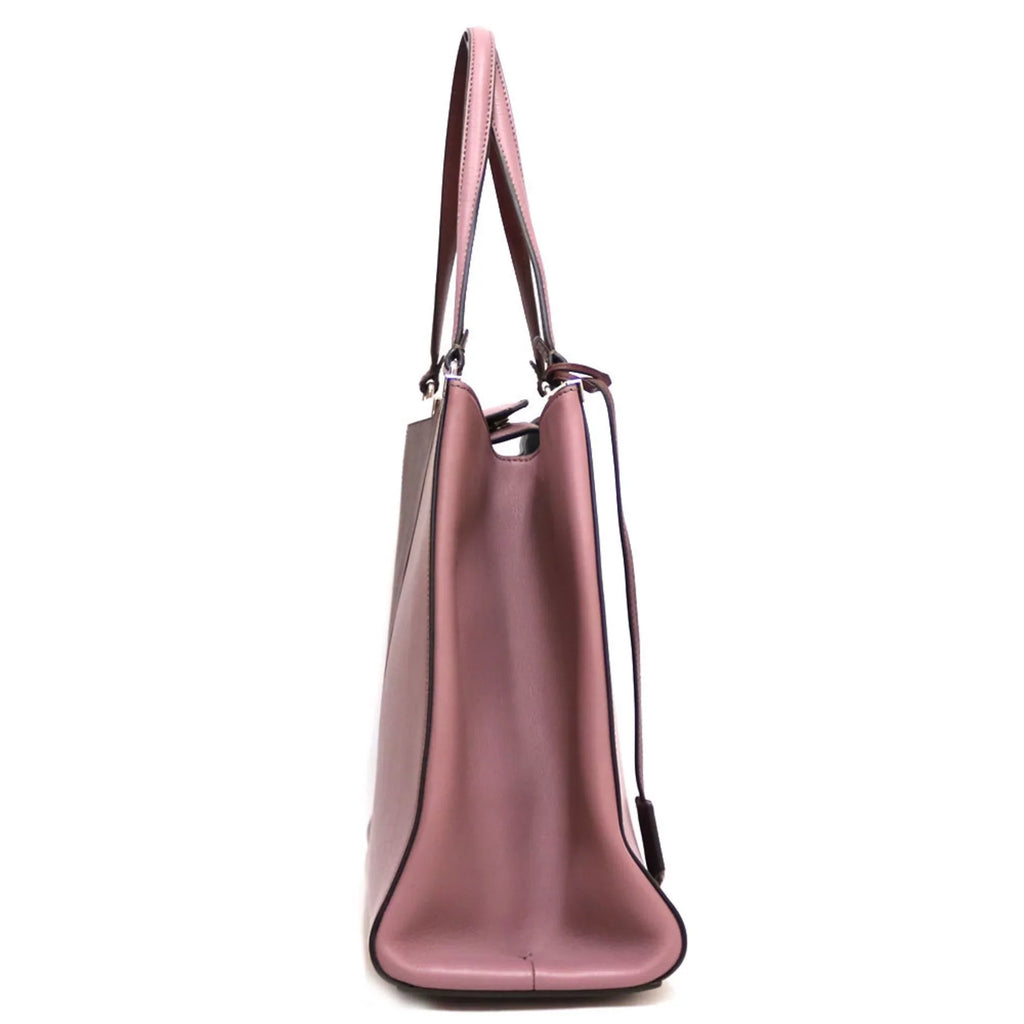 Pre-Owned FENDI Fendi Shoulder Bag Pink Women's Leather (Fair) - Exclusive Design
