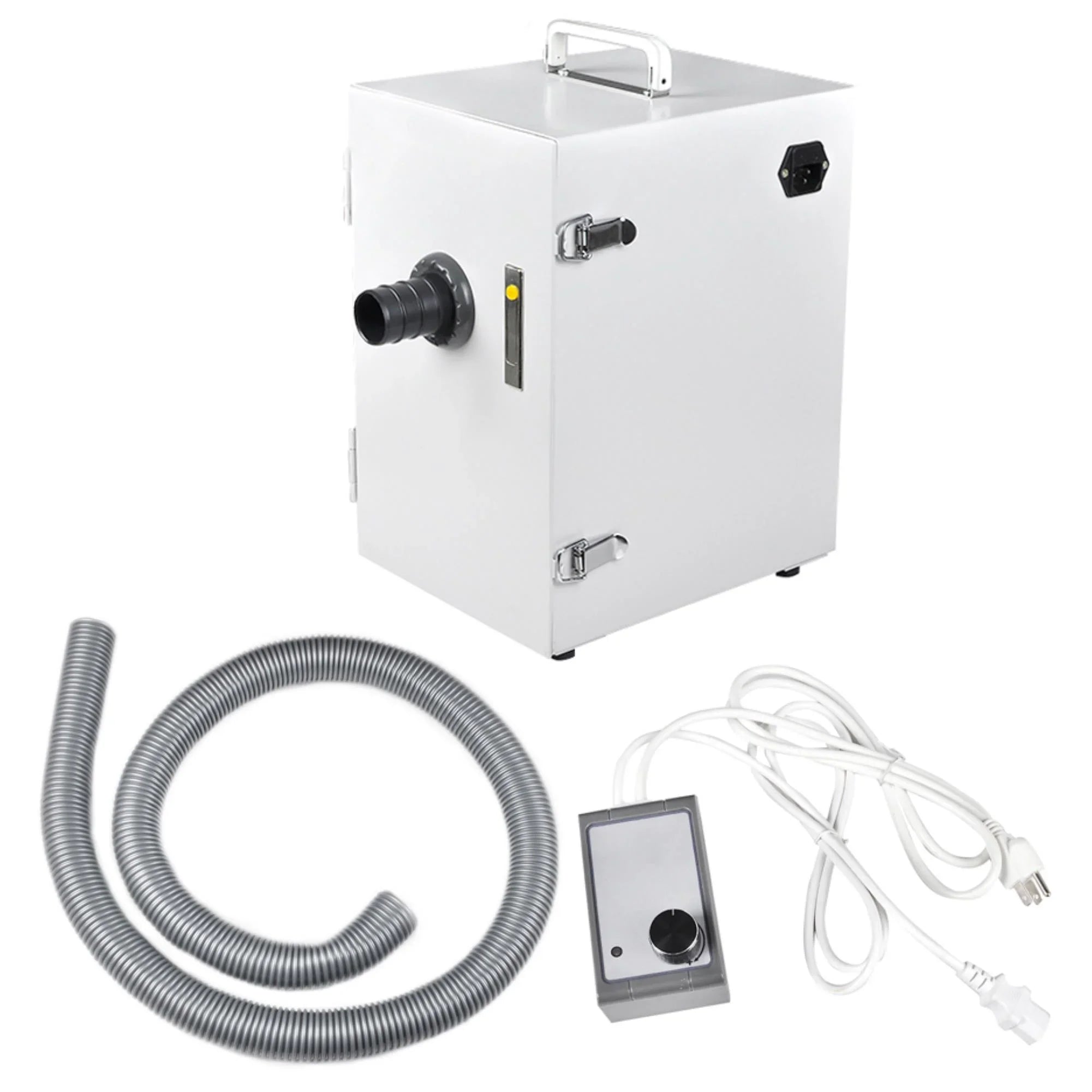 Stylish High-Performance 370W Dental Single-Row Dust Collector - Advanced Digital Vacuum Cleaner for Laboratory Use, Promoting Clean and Work Environment