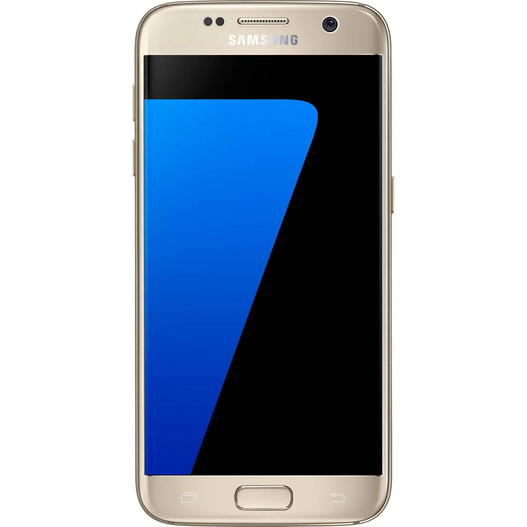Restored Samsung S7 G930A 32GB AT&T Phone - Gold (Refurbished) - Exclusive Design