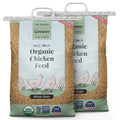 Stylish Mile Four | Grower Organic Chicken Feed | 100% US Grown Grains, Certified Organic, Certified Non-GMO, Corn-Free, Soy-Free, Non-Medicated Chicken Food | 18% Protein | Whole Grain | 46 lbs.