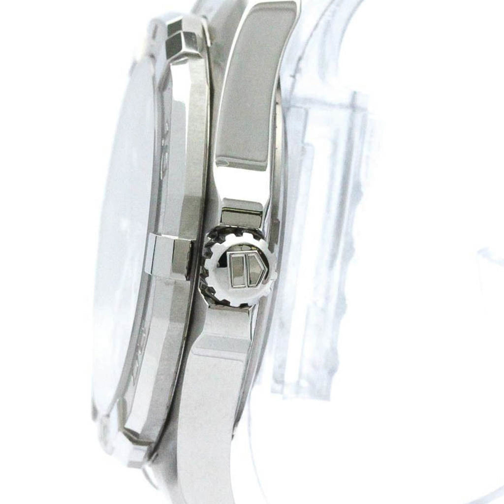 Stylish Pre-Owned Polished TAG HEUER Aquaracer Calibre 5 Steel Automatic Watch WAY2112 BF570555 (Good)