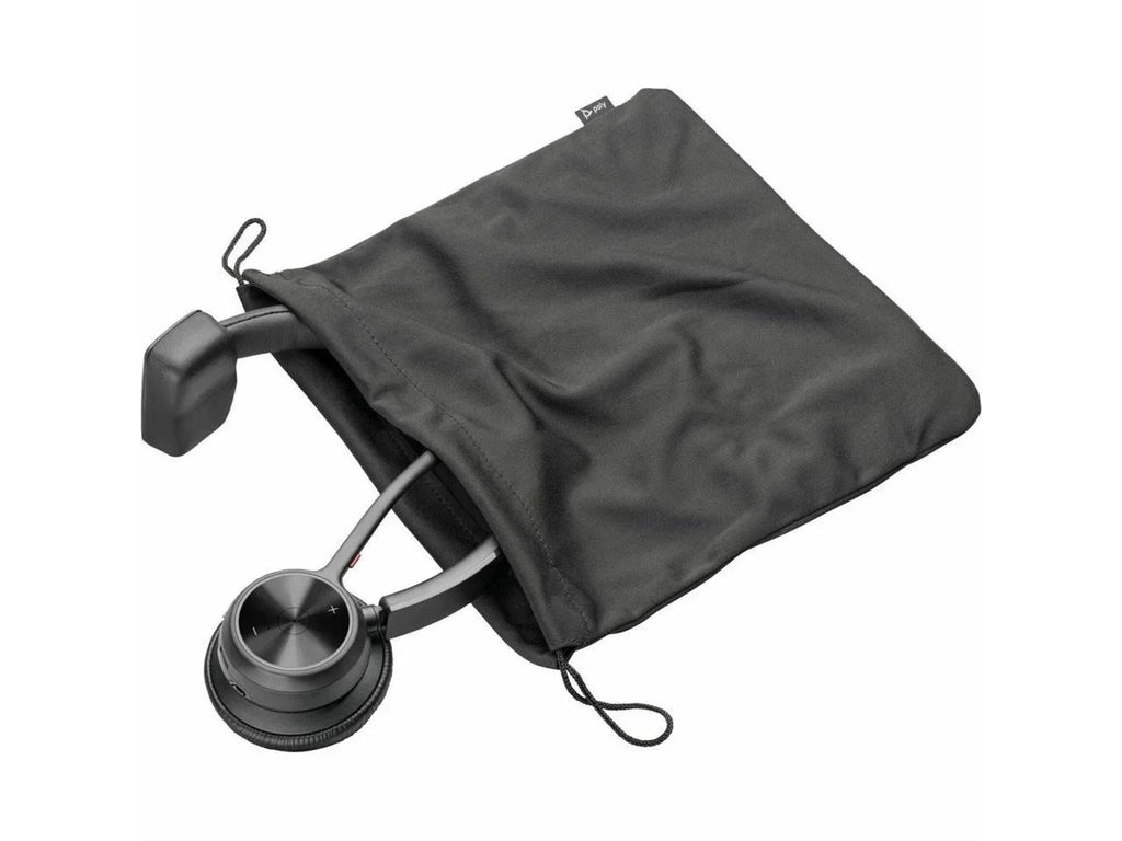 Poly Voyager 4310 USB-C Headset with Charge Stand - Siri, Google Assistant - Mono - Wireless - Bluetooth - 298.6 ft - 20 Hz - 20 kHz - Over-the-head, On-ear - Monaural - Ear-cup - Electret Condense...