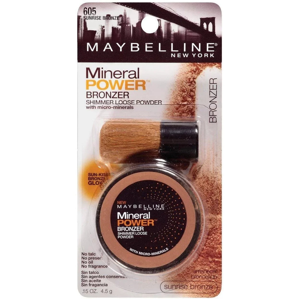 Maybelline Mineral Power Bronzer Shimmer Loose Powder - Exclusive Design