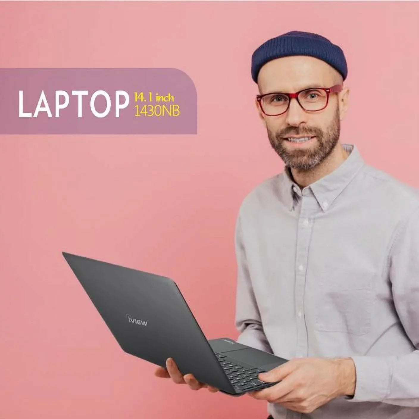 iView 1430NB-14.1in 1920x 1080 IPS High Resolution, Dual , 4GB/64GB and USB Mouse