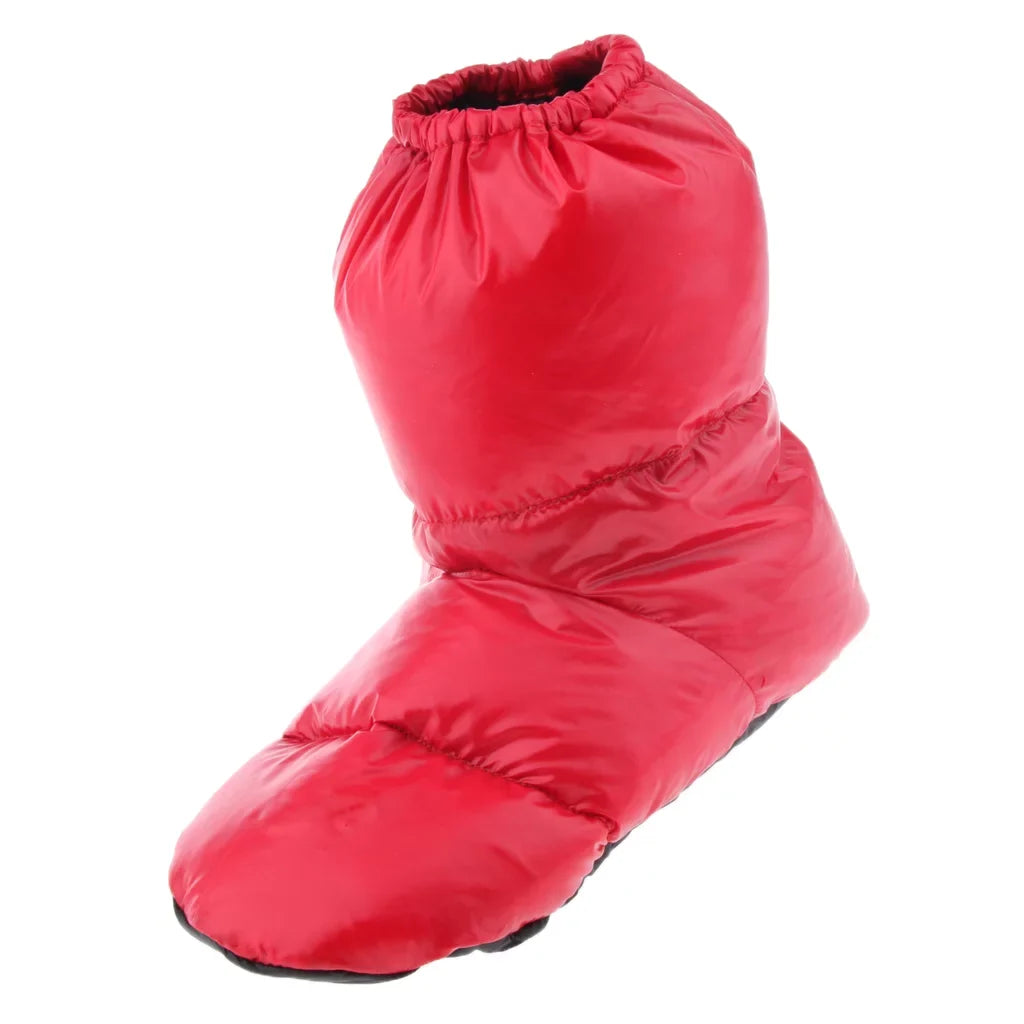 Duck Down Booties Camping Cabin Slippers Water Warm Long , - Exclusive Design