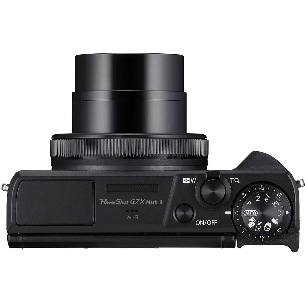 Stylish Canon PowerShot G7 X Mark III Digital Camera (3637C001) + 64GB Card + More