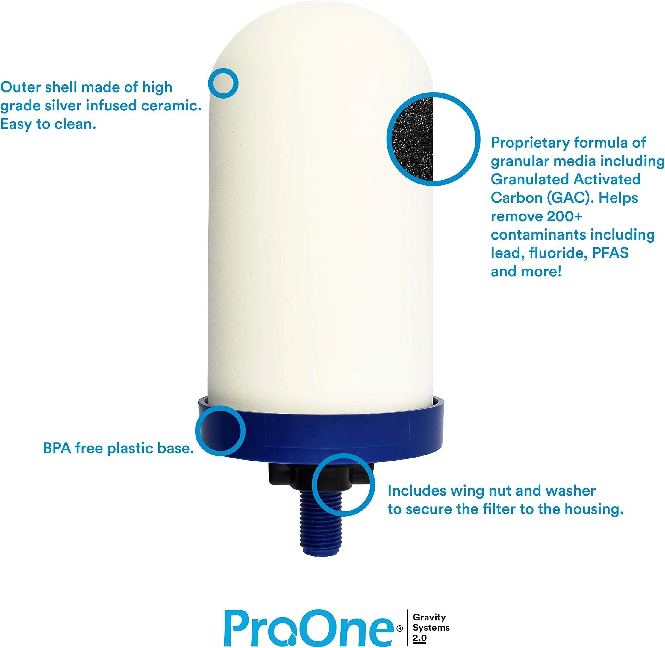 Pro-One Performance G2.0 7" Filter Pair 1 Piece