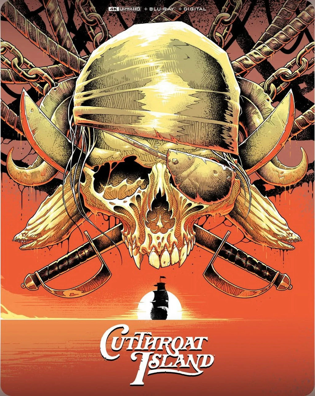 Stylish Cutthroat Island (Steelbook) (Walmart Exclusive) (4K Ultra HD + Blu-Ray + Digital Copy)