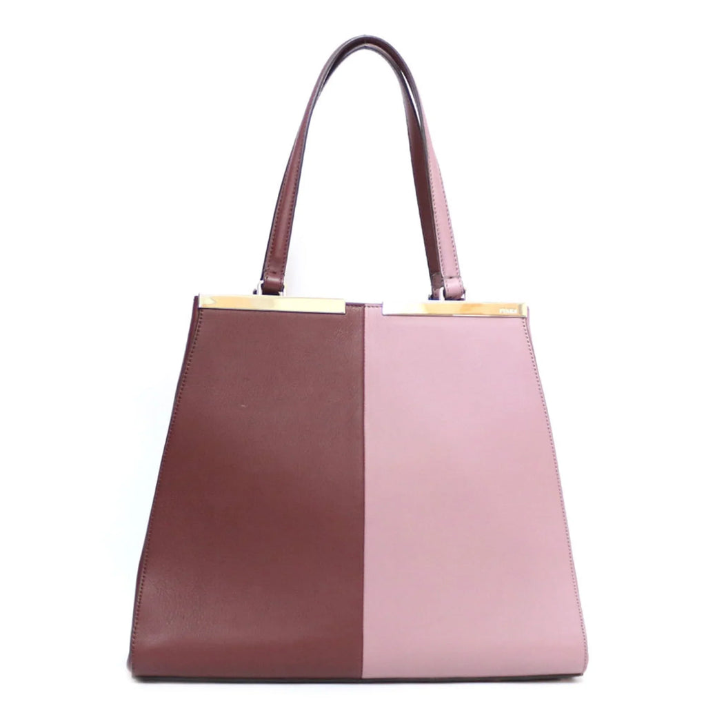 Pre-Owned FENDI Fendi Shoulder Bag Pink Women's Leather (Fair) - Exclusive Design