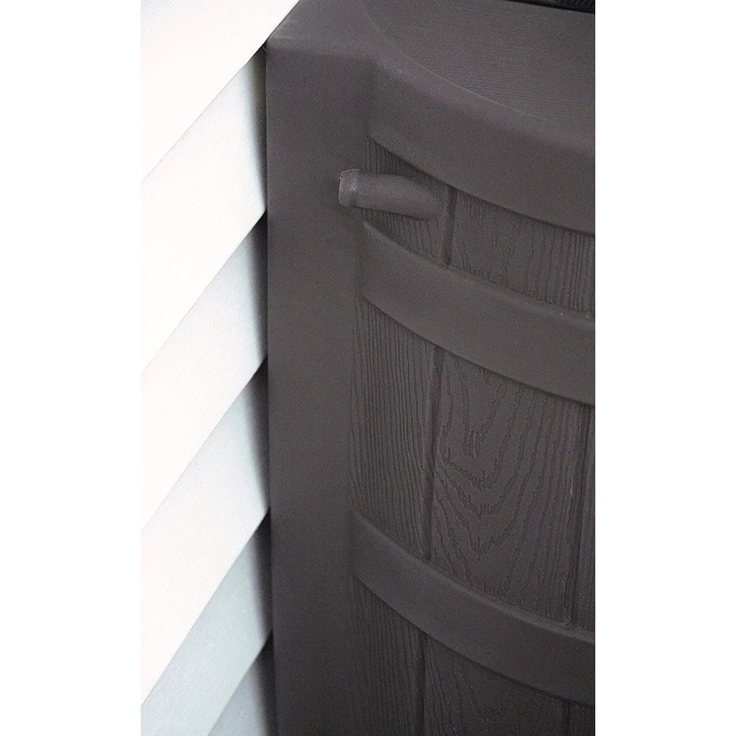 Stylish Good Ideas Rain Wizard 50 Gallon Rain Barrel Water Collector, Oak (2 Pack)