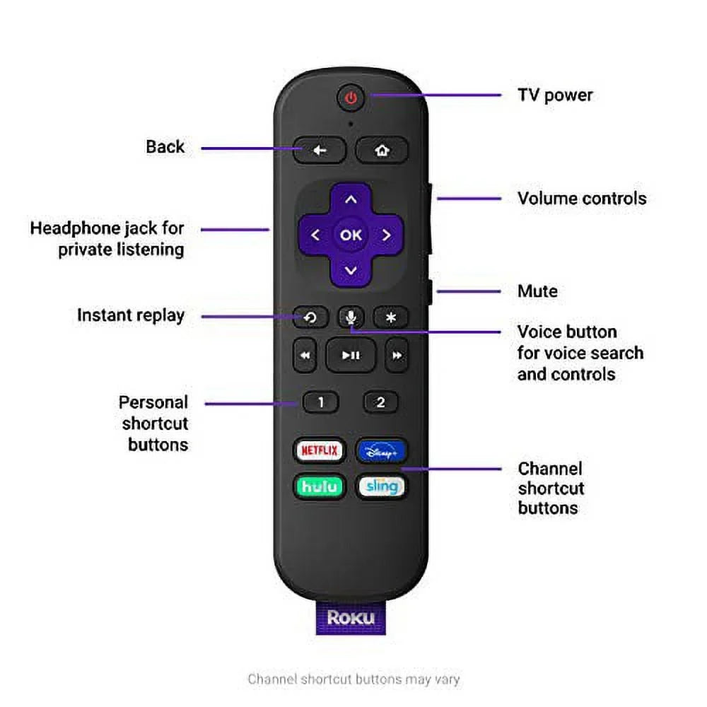 Stylish Roku Ultra | Streaming Media Player 4K/HD/HDR with Premium JBL Headphones