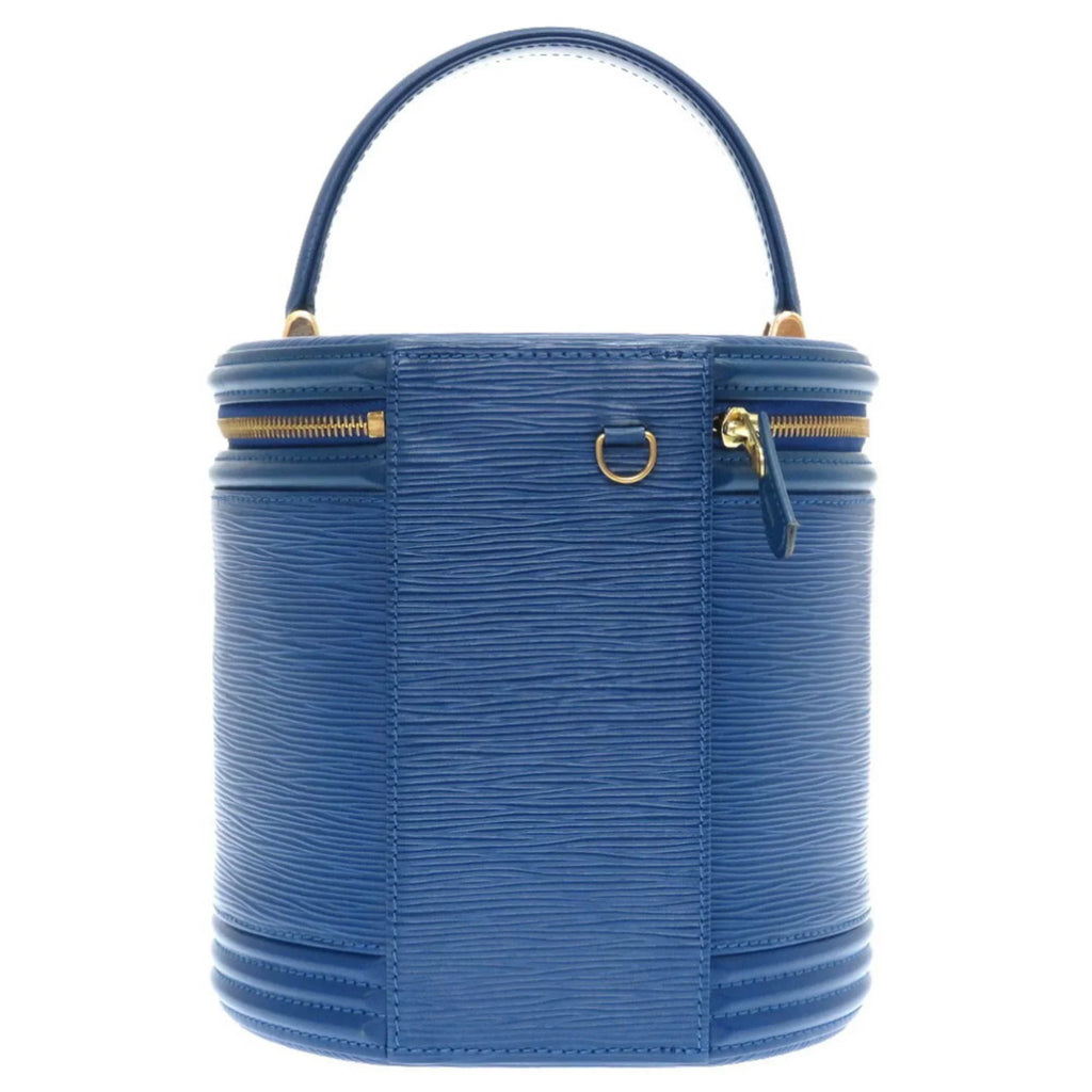 Stylish Pre-Owned Louis Vuitton Epi Cannes Blue M48035 Handbag Bag LV 0101 LOUIS VUITTON (Fair)