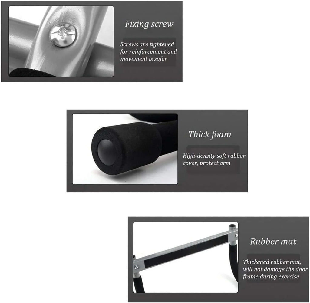 Door Pull-up Bar for Exercise, Doorway Upper Body Workout Strength Fitness Equipment for Home, Gym