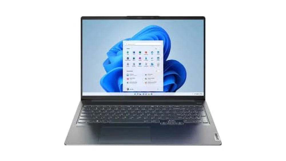 Ideapad 5 Pro Laptop, 16 inch 2.5K QHD IPS Display, AMD Ryzen 5 5600H, 8GB RAM, 512GB SSD, Wi-Fi, Bluetooth, Windows 11, Bundle with JAWFOAL