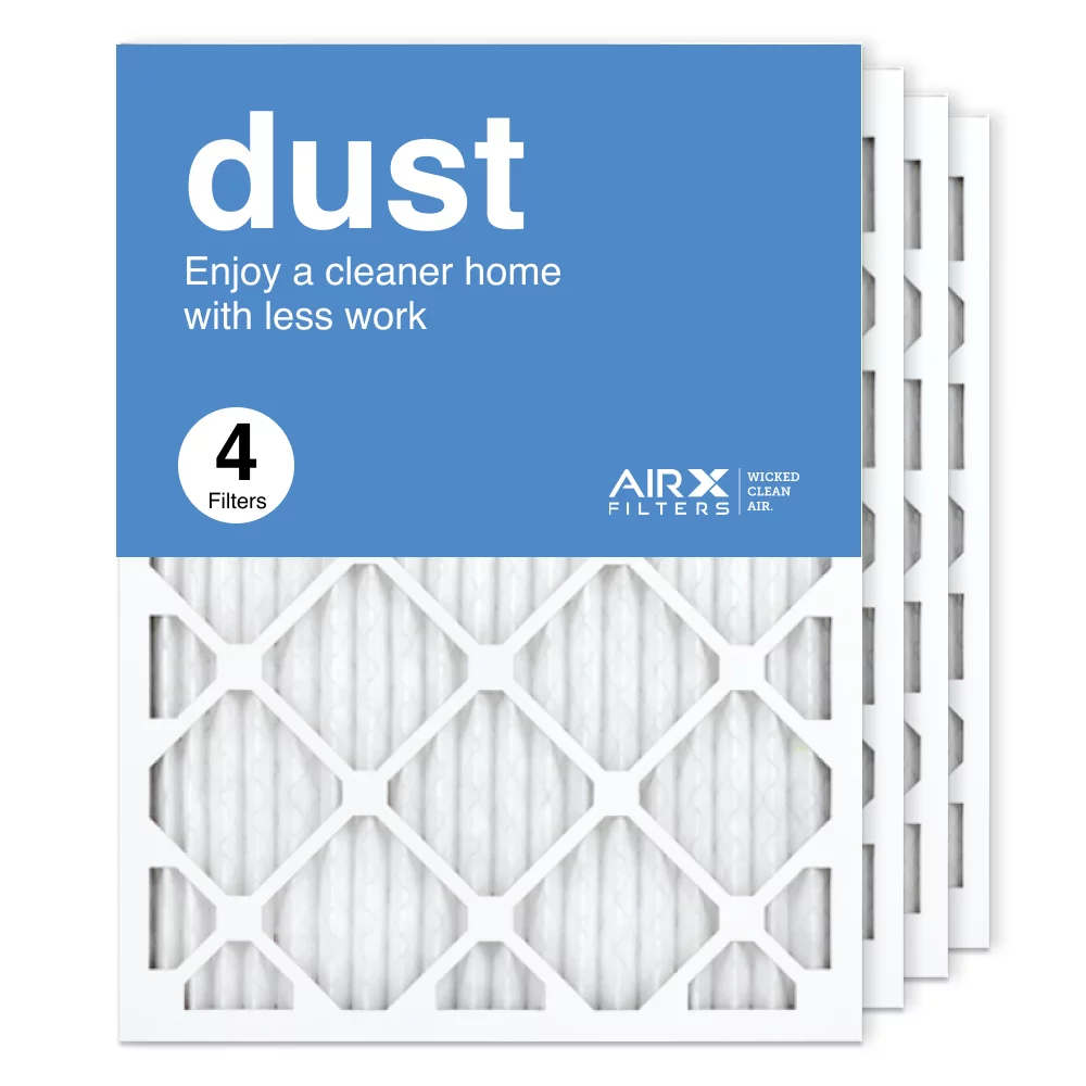 Stylish AIRx Filters 18x24x1 Air Filter MERV 8 Pleated HVAC AC Furnace Air Filter, Dust 4-Pack Made in the USA