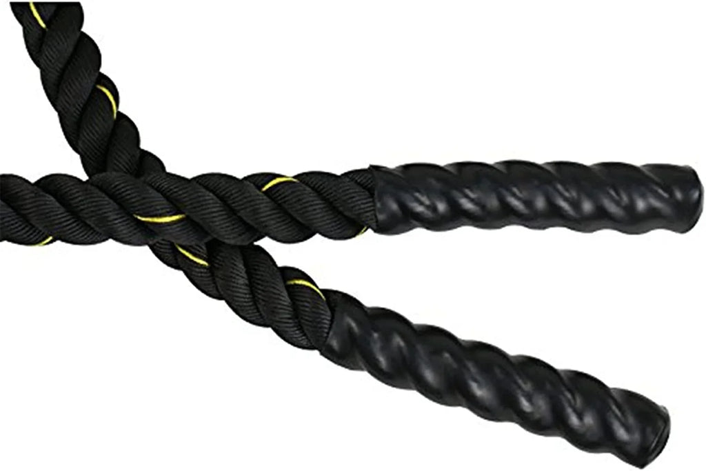 Stylish 1.5" Diameter Poly Dacron 30FT Battle Rope Workout Fitness Exercise Strength Training Ropes Indoor Home