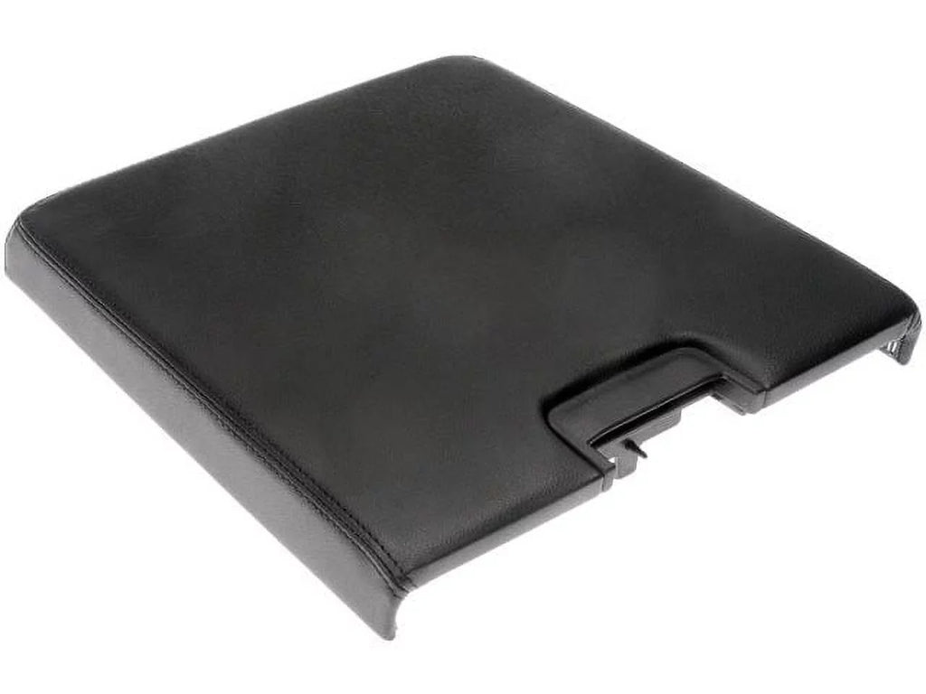 Console Lid - Black - Front Row - With Split Bench Seat - Compatible with 2007 - 2013 GMC Sierra 1500 2008 2009 2010 2011 2012