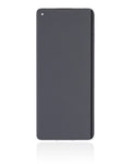 Stylish Replacement OLED Assembly With Frame Compatible For OnePlus 8 / 5G (Non-Verizon 5G UW Frame) (Refurbished) (Polar Silver)