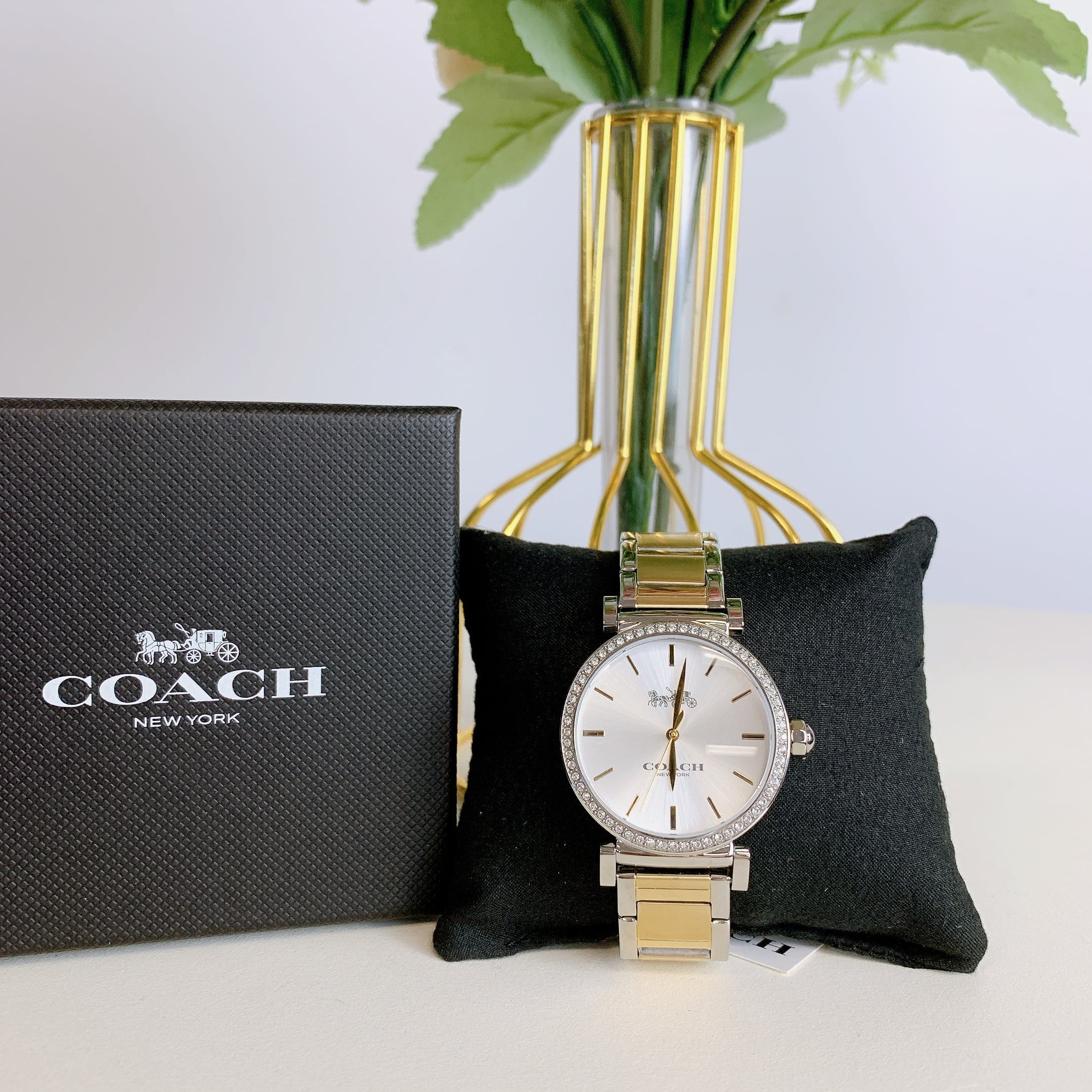 Stylish Coach 14503579 Madison Crystal Women's Watch