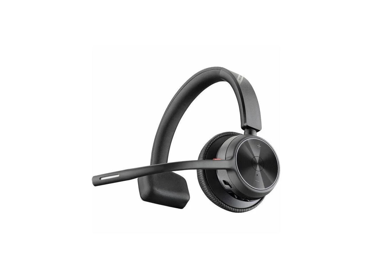 Poly Voyager 4310 USB-C Headset with Charge Stand - Siri, Google Assistant - Mono - Wireless - Bluetooth - 298.6 ft - 20 Hz - 20 kHz - Over-the-head, On-ear - Monaural - Ear-cup - Electret Condense...