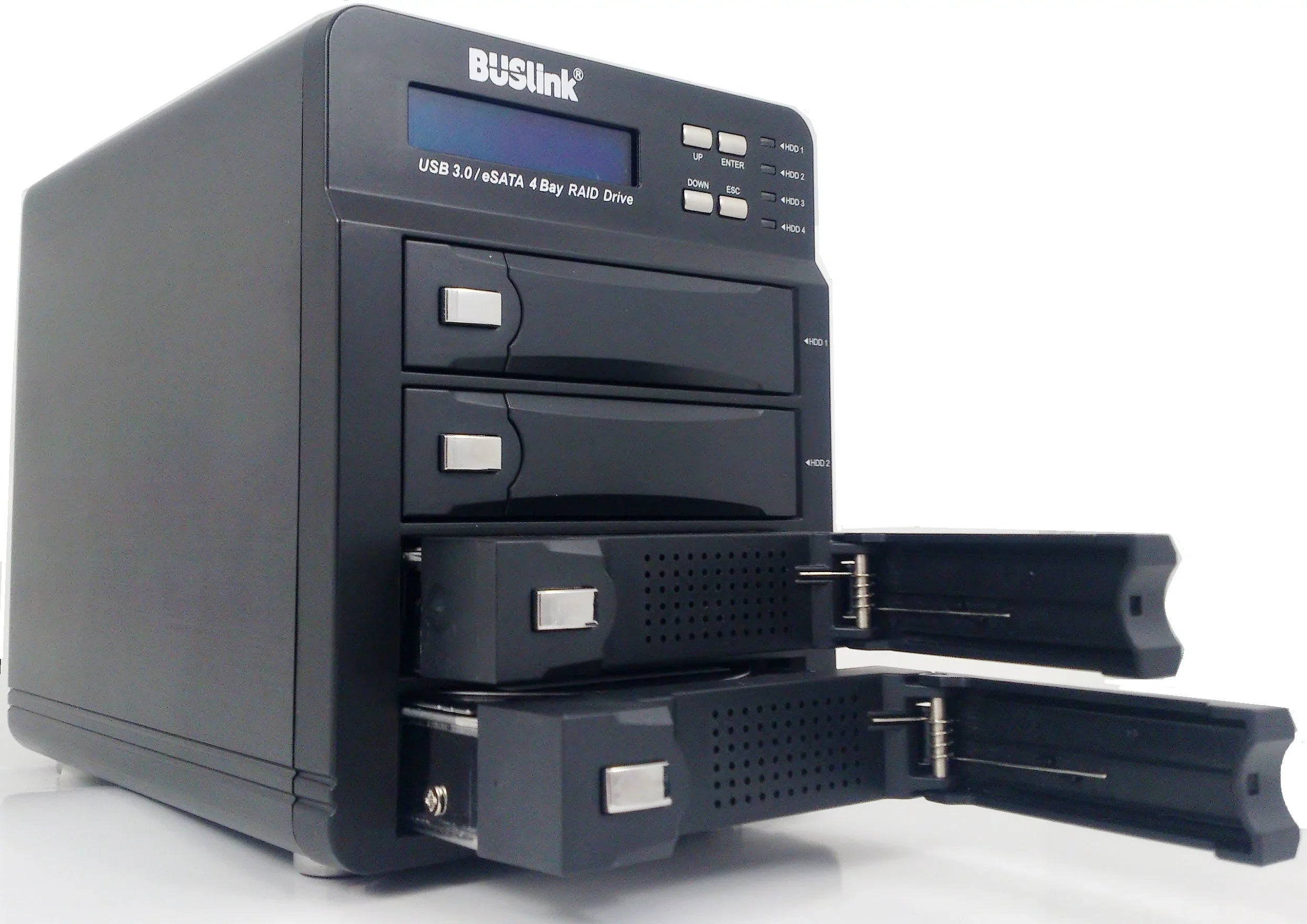 40TB USB 3.0 ESATA 4 BAY RAID RAID MODE SELECTABLE DRIVE WITH FAN - Exclusive Design