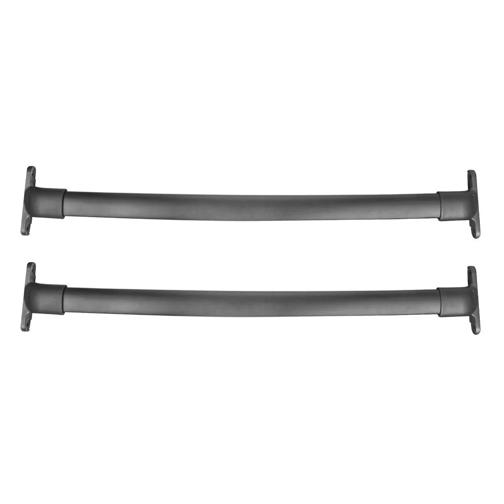 Teledu New Top Roof Rack Cross Bars Fit 2016-2019 Ford Explorer Package Carrier Black - Exclusive Design