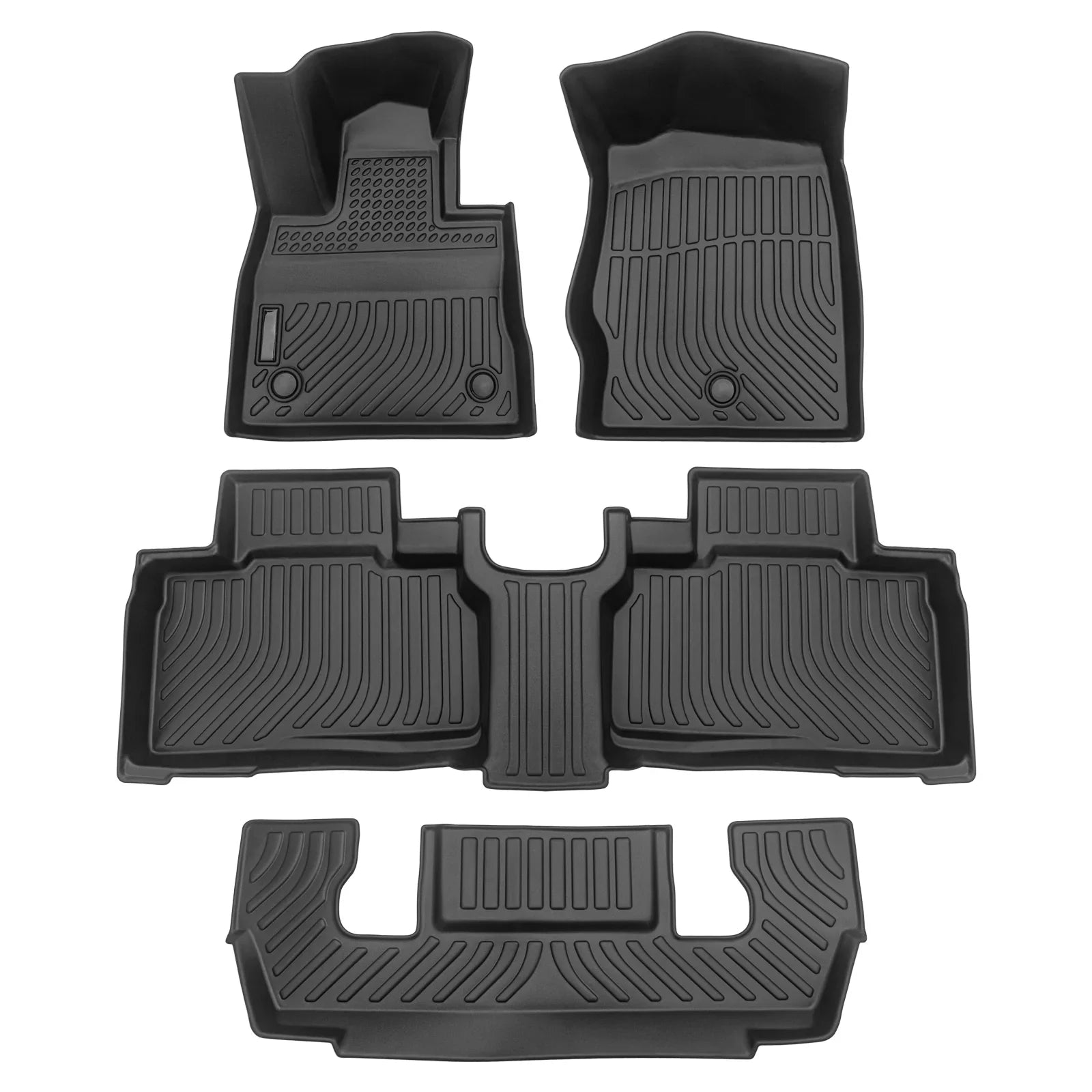 3D Floor Mats Liner Carpet Cargo For 2020-2023 Ford Explorer 6 Passenger ONLY - Exclusive Design