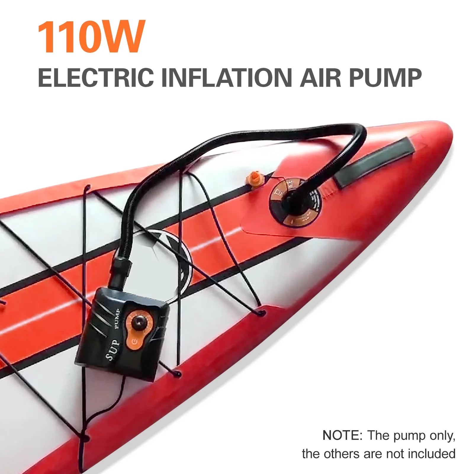 Stylish EasytoUse 16 PSI Electric Air Pump with 6 Nozzles for Inflatables and Boats, Edition
