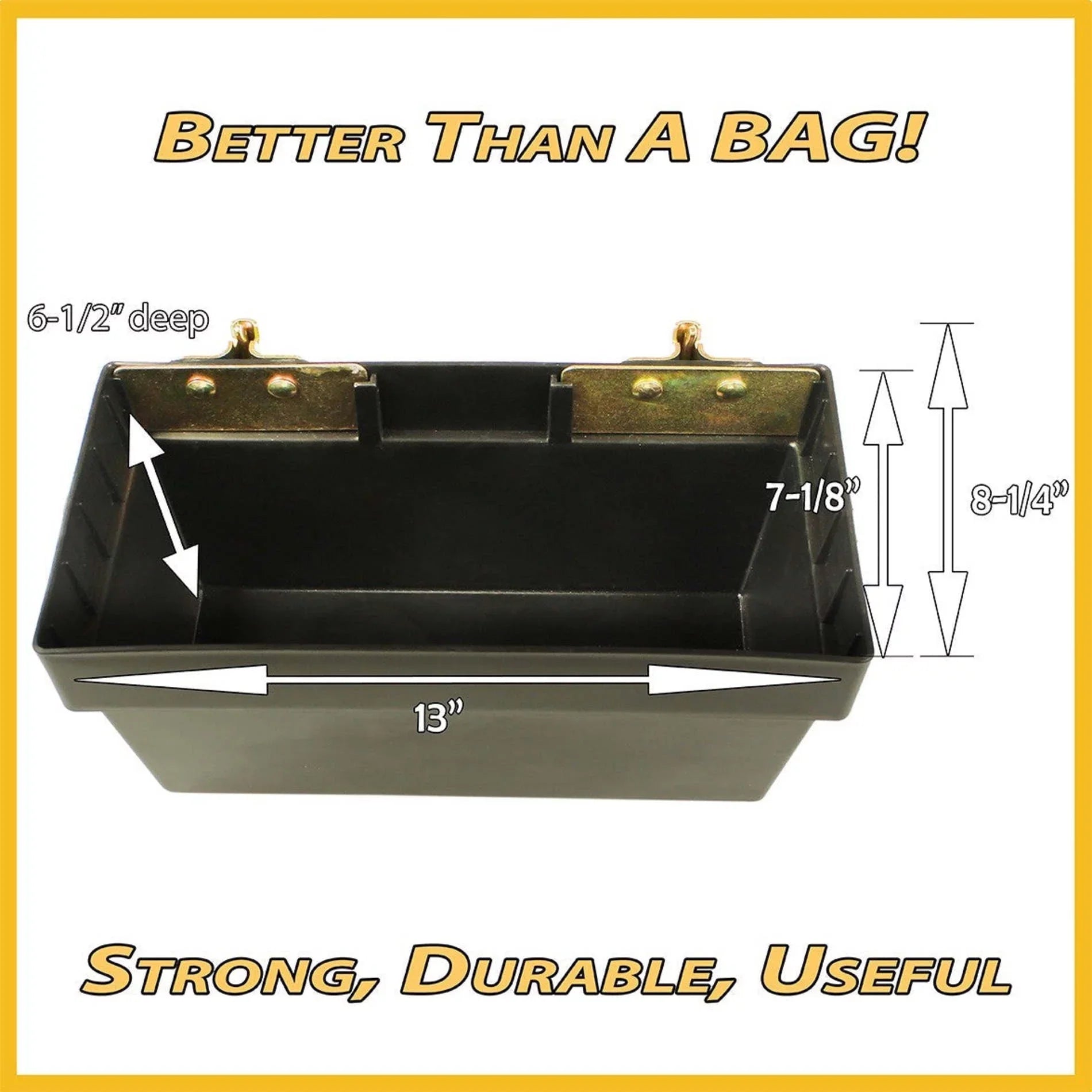 DC Cargo E-Track Basket | Trailer Organizing Storage Pail | 13" x 7-1/8" x - Exclusive Design